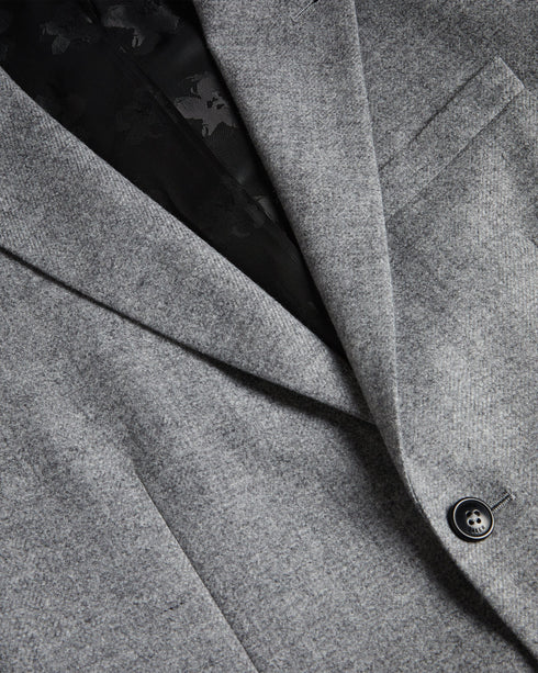 <P>Slim Fit Flannel Blazer</P>